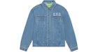 OVO x Keith Haring Chaqueta Trucker Denim Lavada Añil