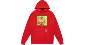 OVO x Keith Haring Hoodie Red