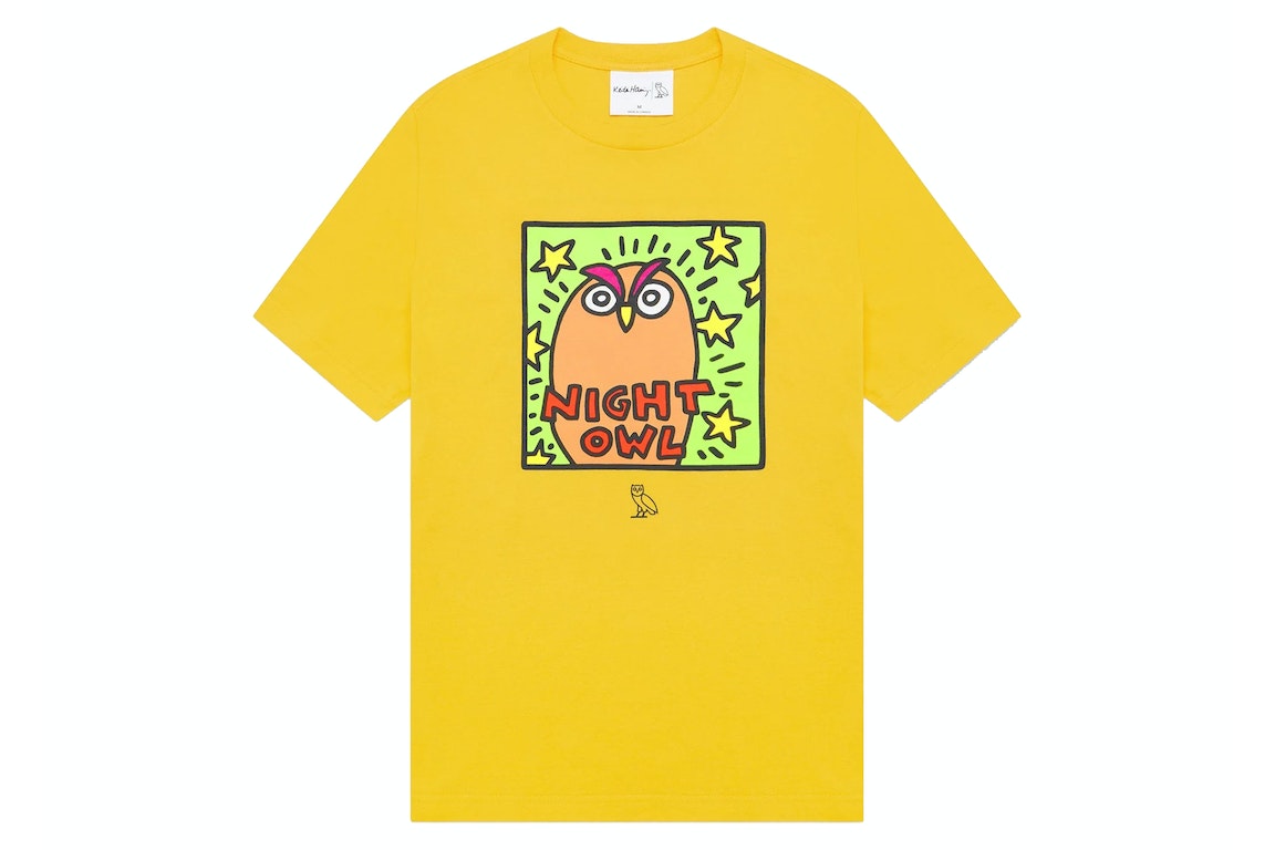 Pre-owned Ovo X Keith Haring T-shirt Yellow