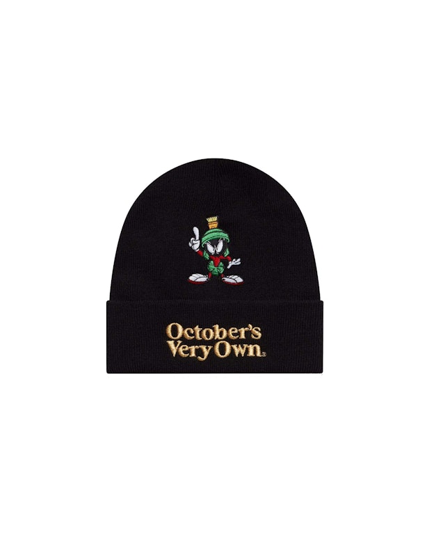 Pre-owned Ovo X Looney Tunes Marvin The Martian Beanie Black