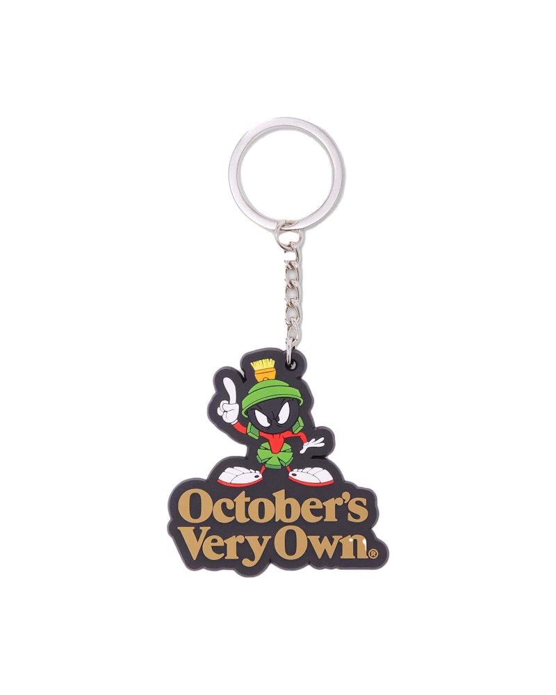 Pre-owned Ovo X Looney Tunes Marvin The Martian Keychain In Black
