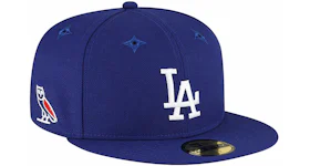 OVO x MLB LA Dodgers New Era Hat Blue