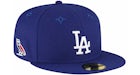 OVO x MLB LA Dodgers New Era Hut Blau