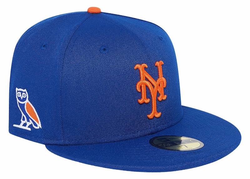 OVO x MLB New York Mets New Era Hat Blue Men's - SS24 - US OVO x MLB New York Mets New Era Hat Blue Men's - SS24 - US