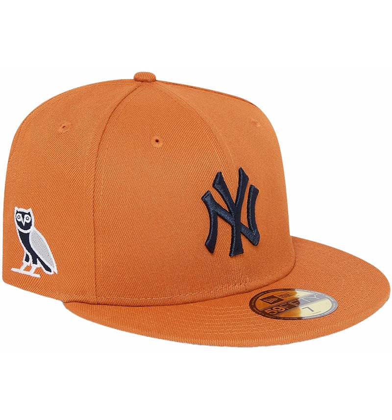 OVO x MLB New York Yankees New Era Hat Orange SS24 US