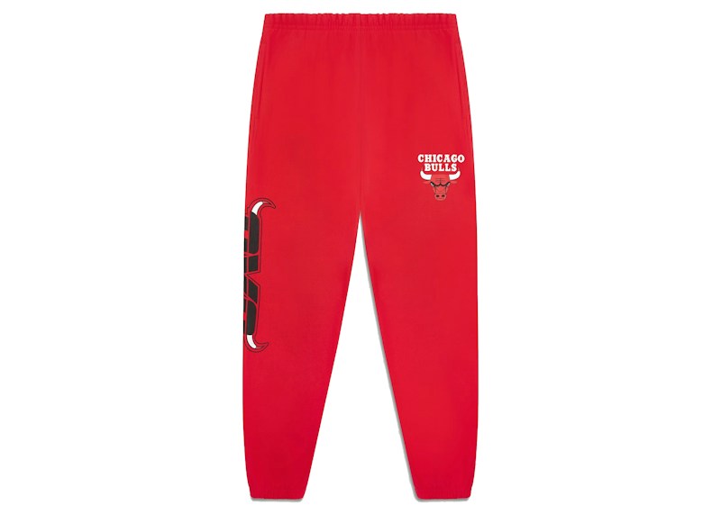 OVO x NBA Bulls Fleece Pant Red