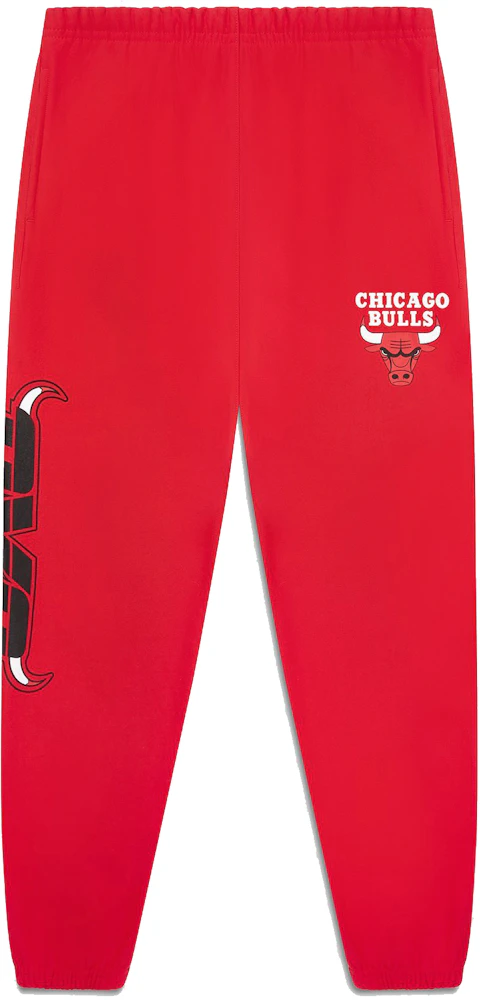 OVO x NBA Bulls Fleece Pant Red Men's - FW21 - US