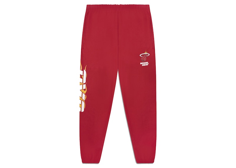 OVO x NBA Heat Fleece Pant Red