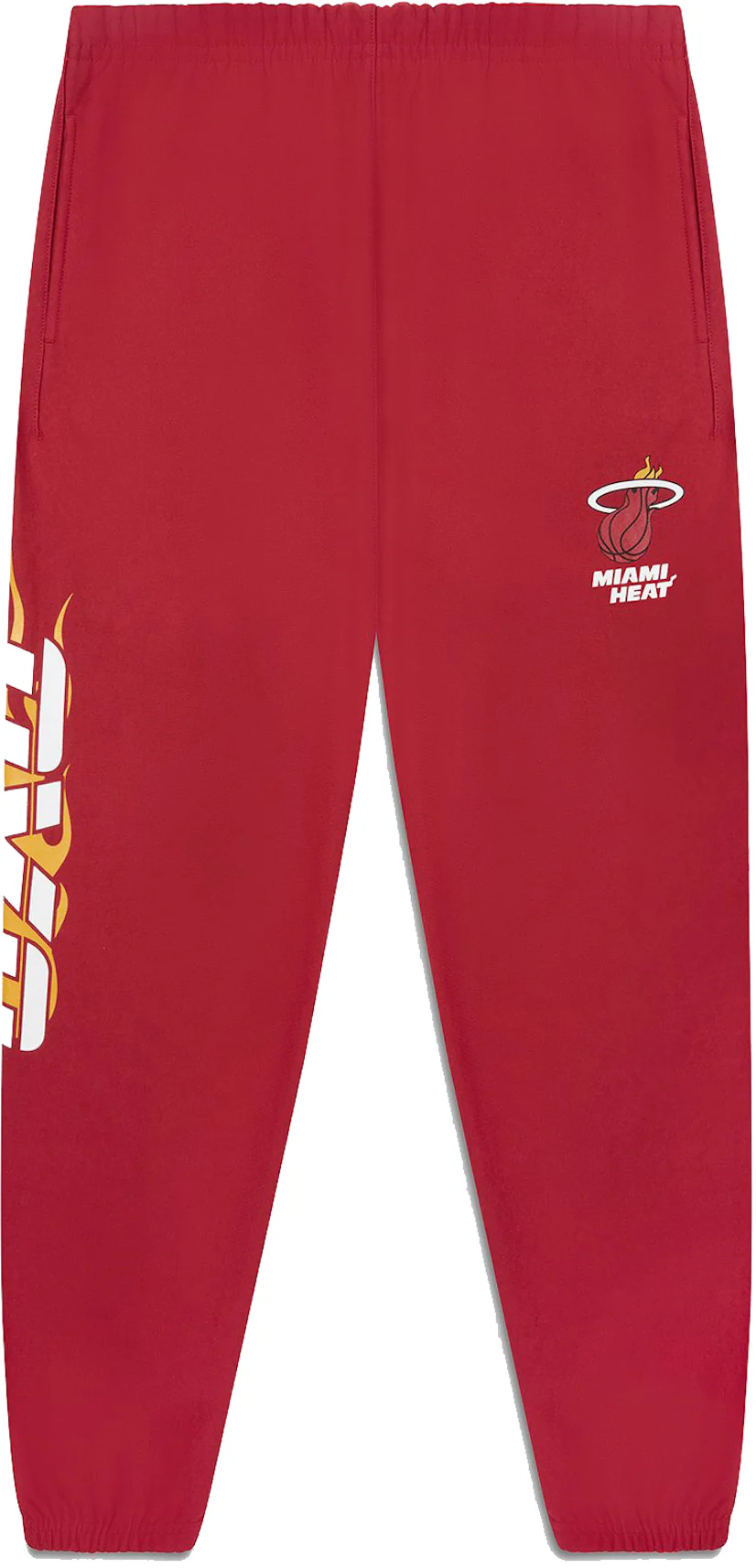 OVO x NBA Heat Fleece Pant Red Men's - FW21 - US