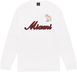 Pre-owned Louis Vuitton X Nba Embroidery Detail T-shirt Milk White