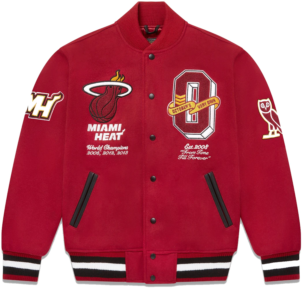 Ovo NBA Heat Varsity Jacket