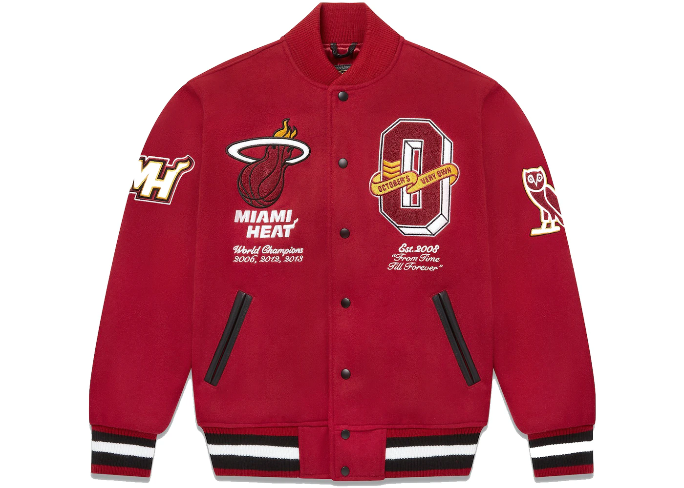 Ovo NBA Heat Varsity Jacket