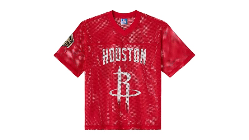 OVO x NBA Houston Rockets Mesh Jersey Red