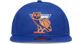 OVO x NBA Knicks New Era 59Fifty Fitted Hat Blue