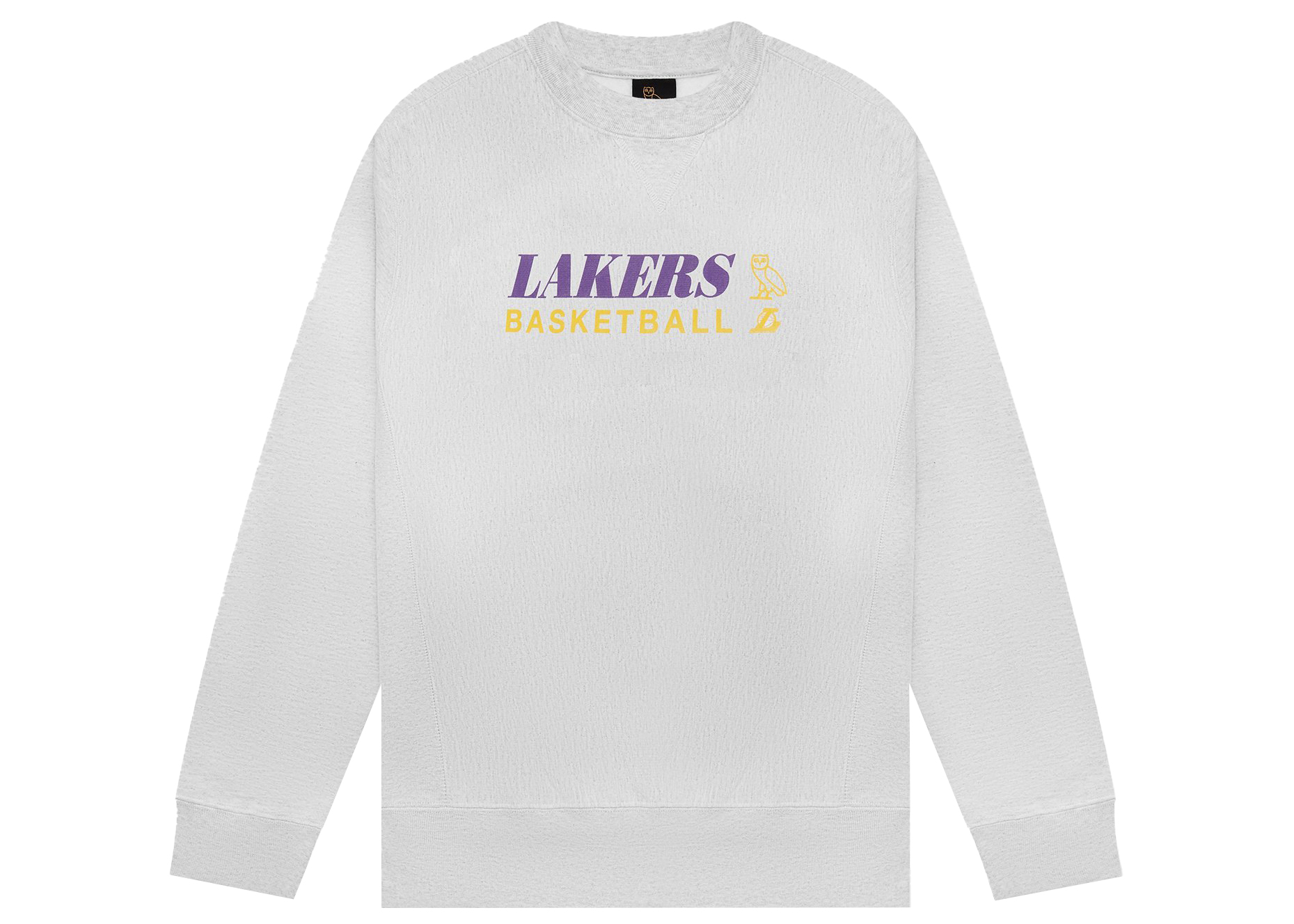 OVO x NBA Lakers Crewneck Grey - FW21 Men's - US