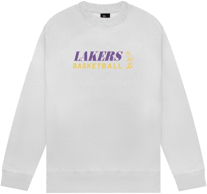 Men's Los Angeles Lakers Nike Black Courtside Chrome Pullover Hoodie