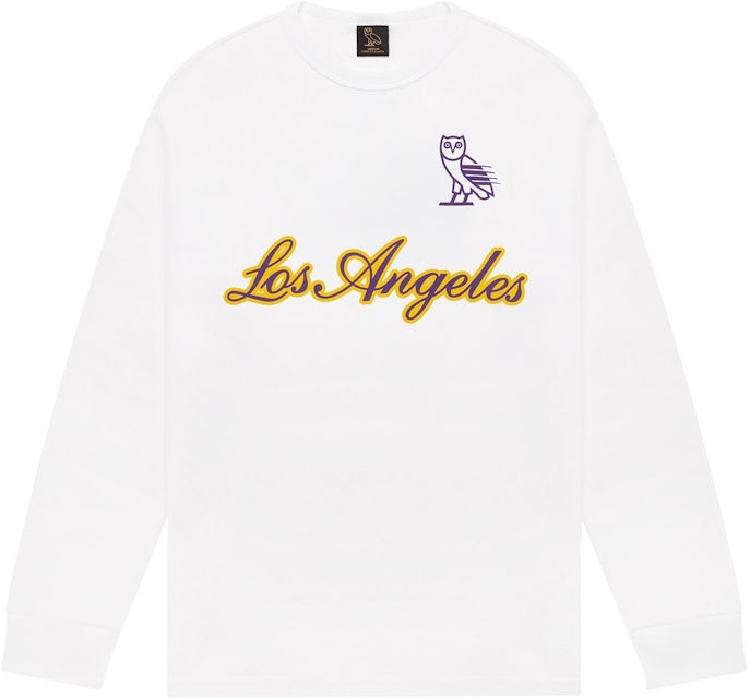 Official New Era LA Lakers NBA Tear Graphic White T-Shirt
