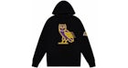OVO x NBA Lakers OG Owl Hoodie Black