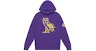 OVO x NBA Lakers OG Owl Hoodie Purple