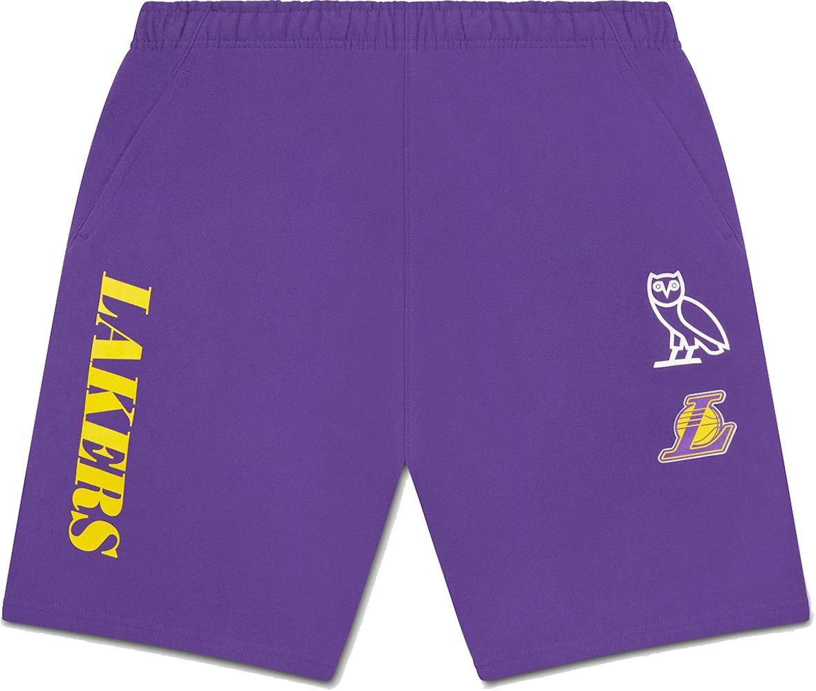 Ovo x NBA Lakers Sweatshort Purple