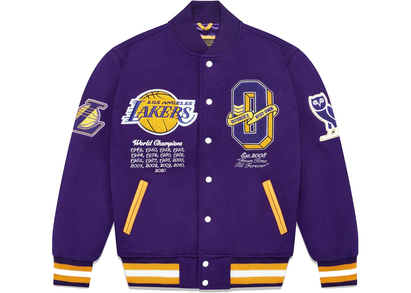 Lakers jacket lila