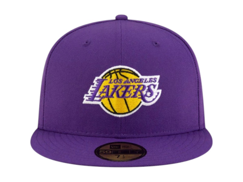 Pre-owned Ovo X Nba Los Angeles Lakers 59fifty Fitted Hat In Purple/gold