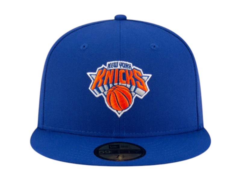 Pre-owned Ovo X Nba New York Knicks 59fifty Fitted Hat In Blue/orange