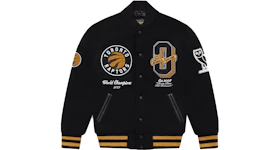 OVO x NBA Raptors Varsity Jacket Black