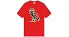 OVO x NBA Toronto Raptors OG Owl T-shirt Red