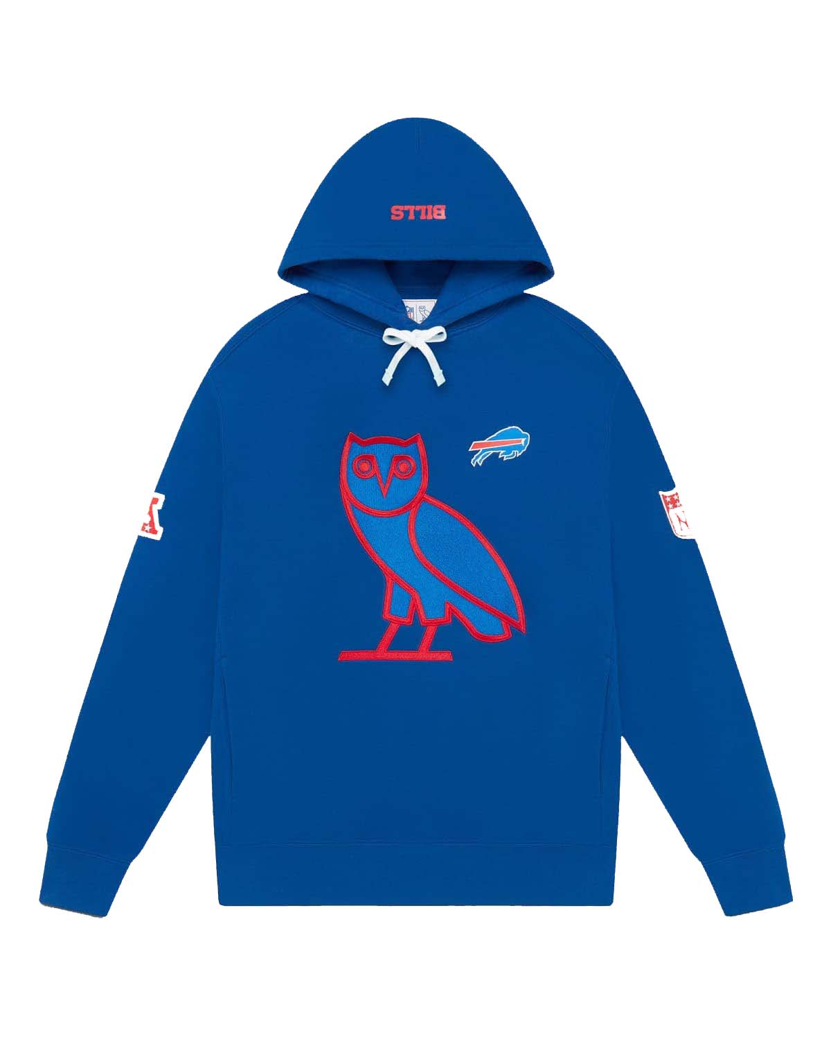 OVO x NFL Buffalo Bills OG Owl Hoodie Blue - SS23 男士- TW