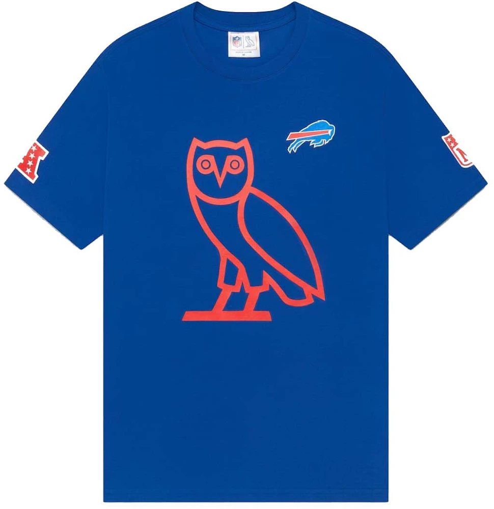OVO x NFL Buffalo Bills OG Owl T-Shirt Blue - SS23 Men's - US