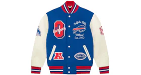 OVO x NFL Buffalo Bills Varsity Jacket Blue