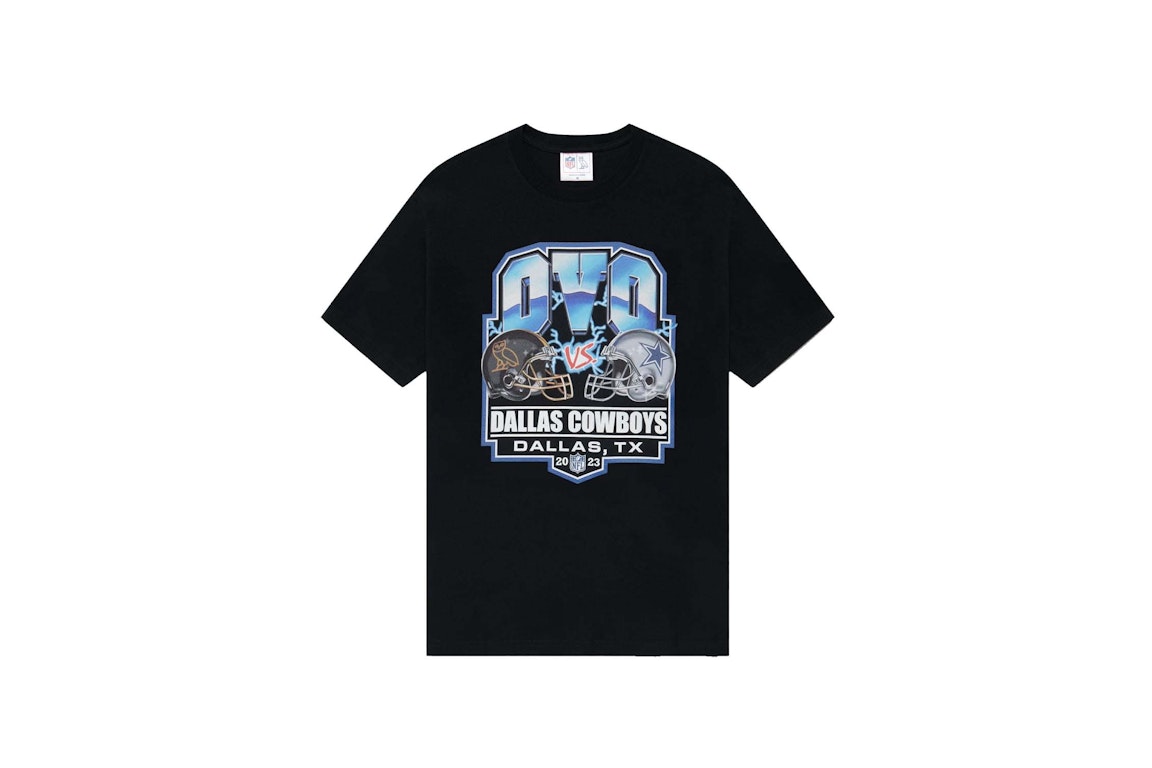 Pre-owned Ovo X Nfl Dallas Cowboys Game Day T-shirt Black