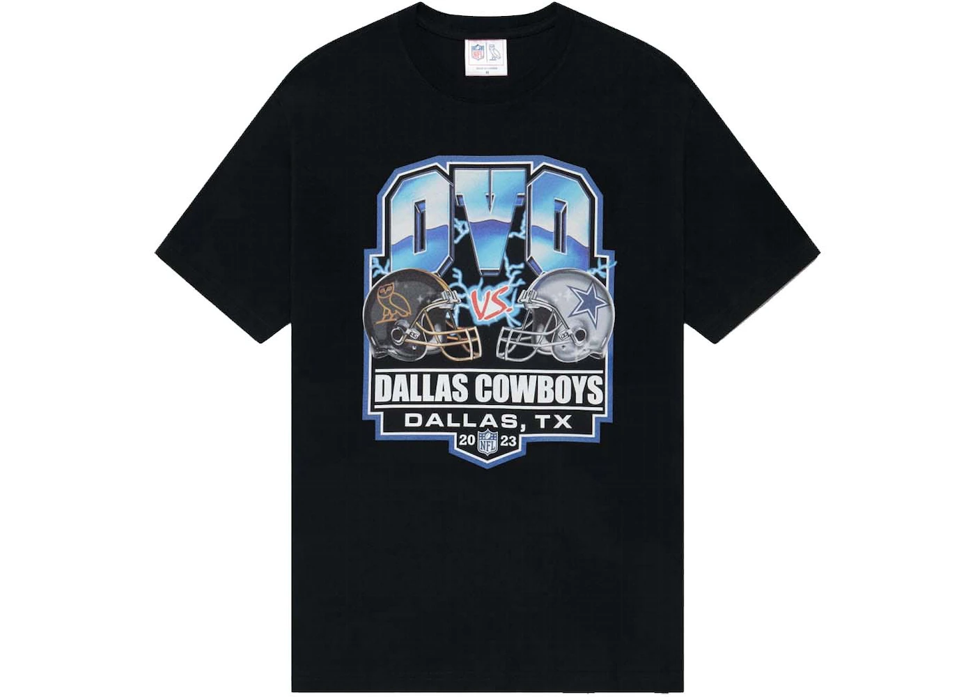 OVO x NFL Dallas Cowboys Game Day T-Shirt Black - SS23 Men's - US