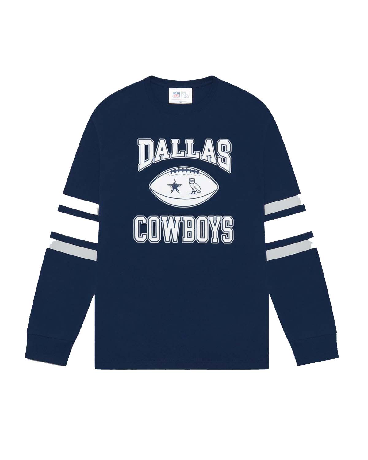 OVO x NFL Dallas Cowboys Longsleeve T-Shirt Navy - SS23 - US