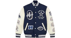 OVO x NFL Dallas Cowboys Varsity Jacket Navy