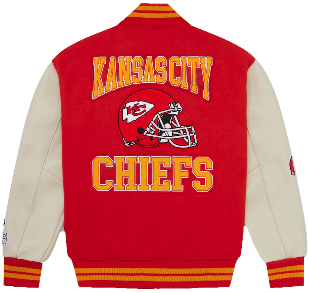 NFL Red/White Kansas City Chiefs Varsity Jacket - Jacket Makers