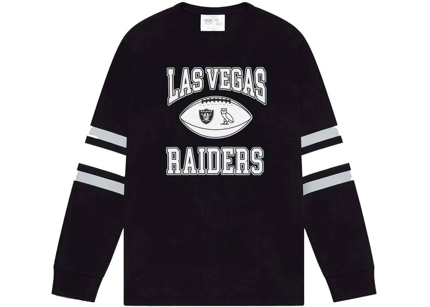 OVO x NFL Las Vegas Raiders Longsleeve T-Shirt Black - SS23 Men's - US