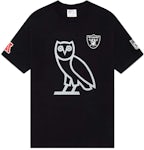 OVO x NFL Las Vegas Raiders OG Owl T-Shirt Black