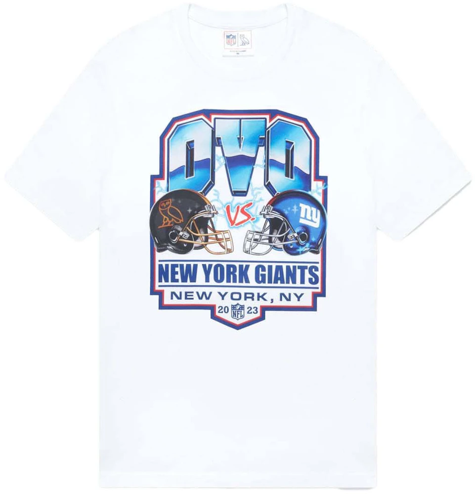 OVO x NFL New York Giants Game Day T-Shirt White Men's - SS23 - US