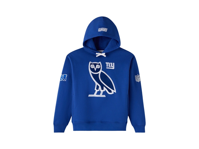 コラボ! OVO x NFL ICON TEAM HOODIE フーディ OVO x NFL New York Giants Icon Team Hoodie Blue Men's - FW24