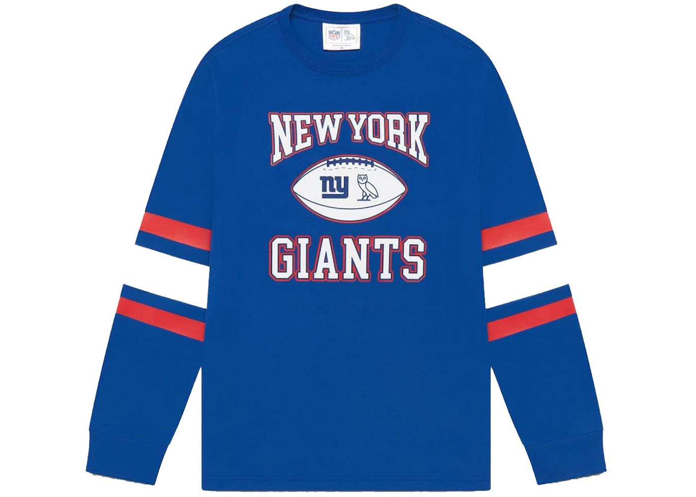 OVO x NFL New York Giants Longsleeve T-Shirt Blue - SS23 Men's - US
