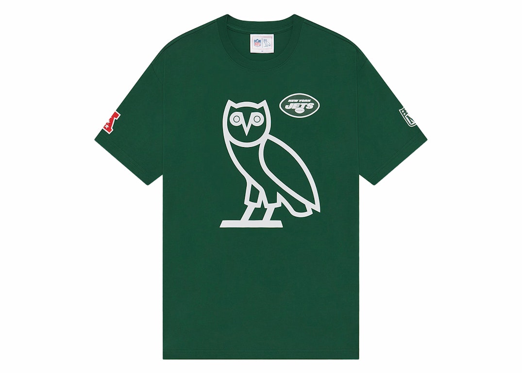 Pre-owned Ovo X Nfl New York Jets Game Day T-shirt Green