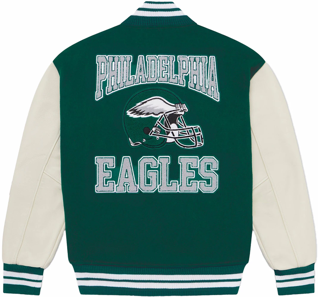 OVO x NFL Philadelphia Eagles Varsity Jacket Green Men's - FW23 - US