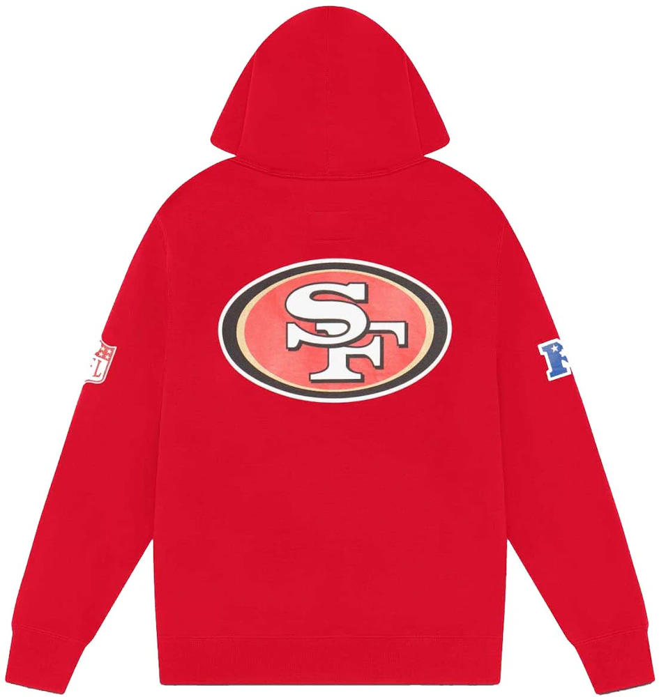 OVO x NFL San Francisco 49ers OG Owl Hoodie Red Men's - SS23 - GB