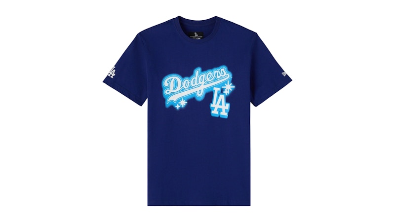 OVO x New Era MLB Los Angeles Dodgers T-shirt Blue Men's