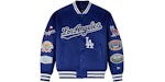 Veste universitaire OVO x New Era MLB Los Angeles Dodgers bleue