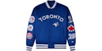 Veste universitaire OVO x New Era MLB des Blue Jays de Toronto, bleue