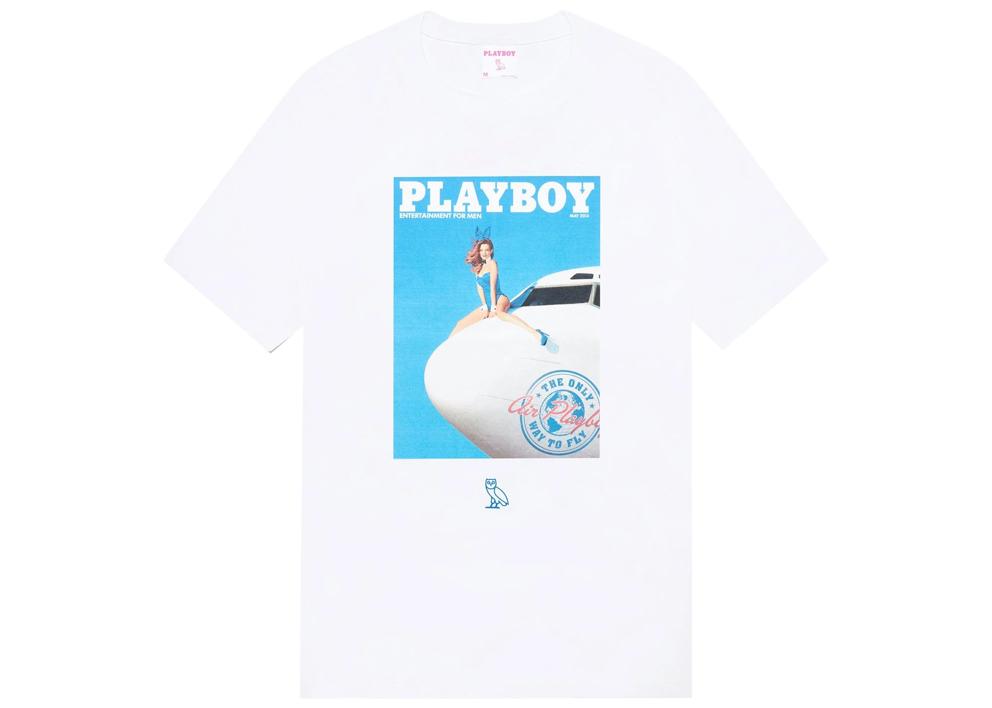OVO x PLAYBOY Air Playboy T-shirt White Men's - SS22 - US