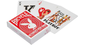 OVO x PLAYBOY Bicycle Playing Cards Red